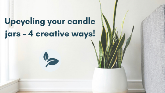 Upcycling your candle jars - 4 creative ways!