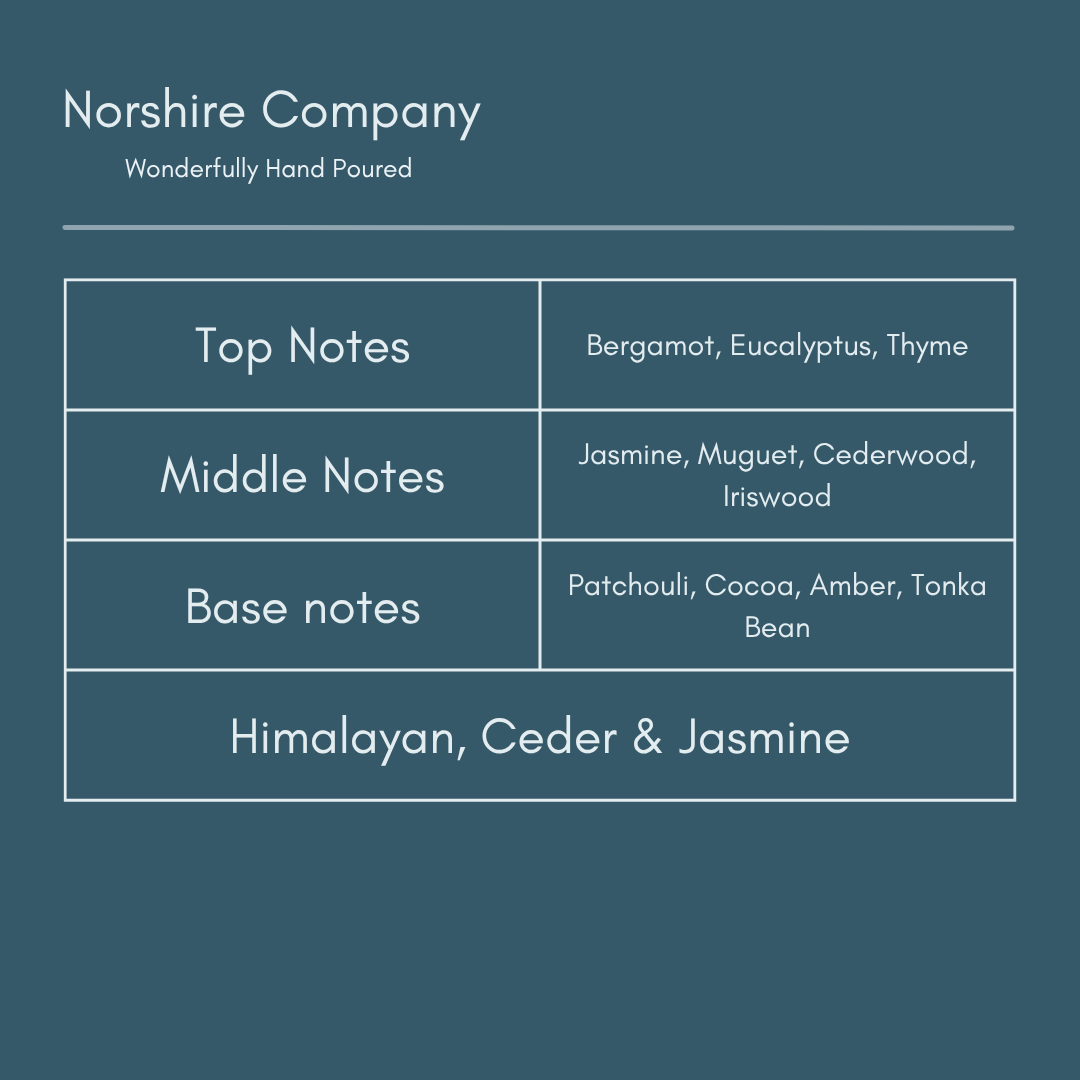 Himalayan Cedar & Jasmine Scent Notes