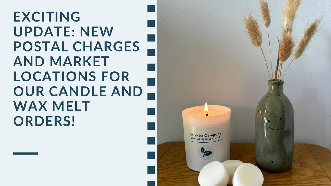 Postage Update for Candles & Wax Melts