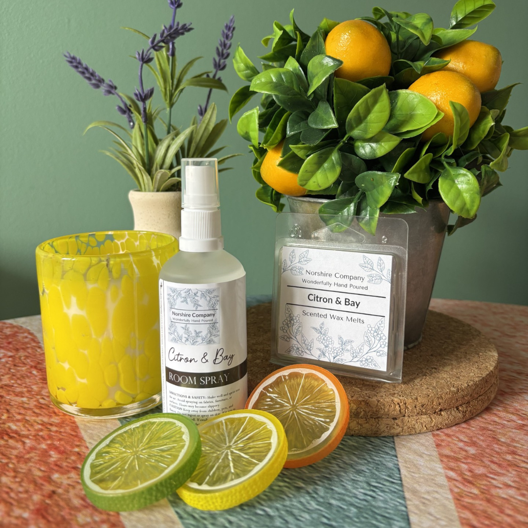 Citron & Bay Candle, Wax Melts & Room Spray