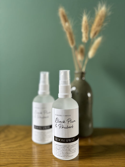 Black Plum & Rhubarb Room Spray bottle | Norshire Company