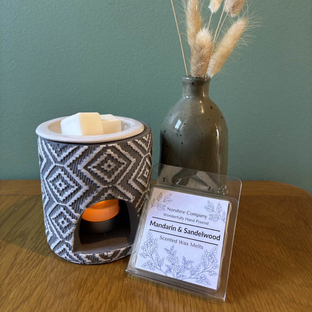 Mandarin & Sandalwood Wax Melts Clamshell